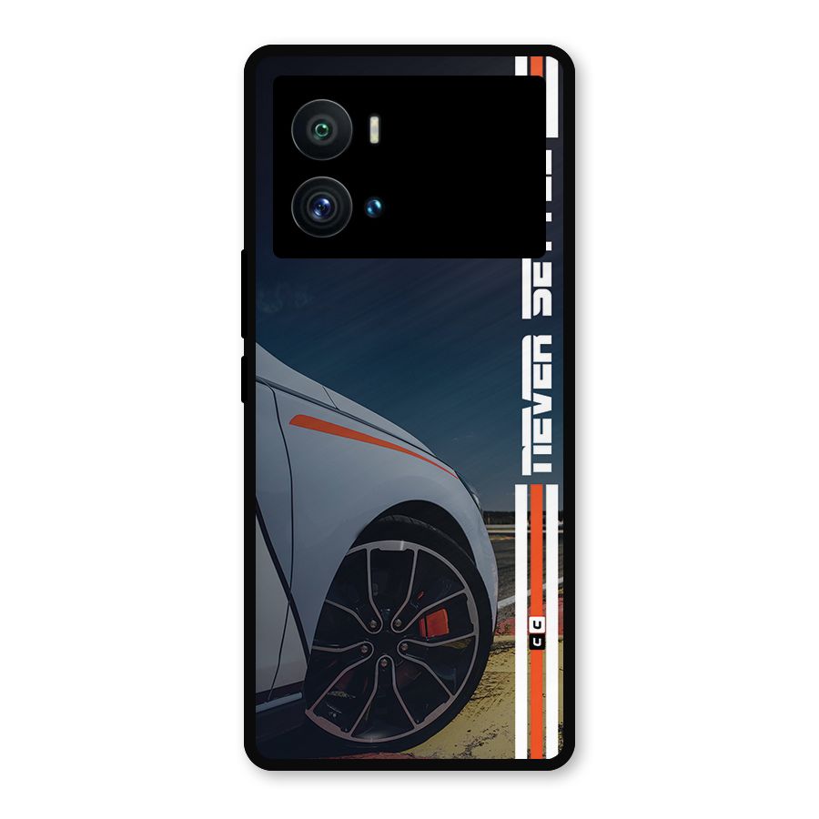 Never Settle SuperCar Metal Back Case for iQOO 9 Pro