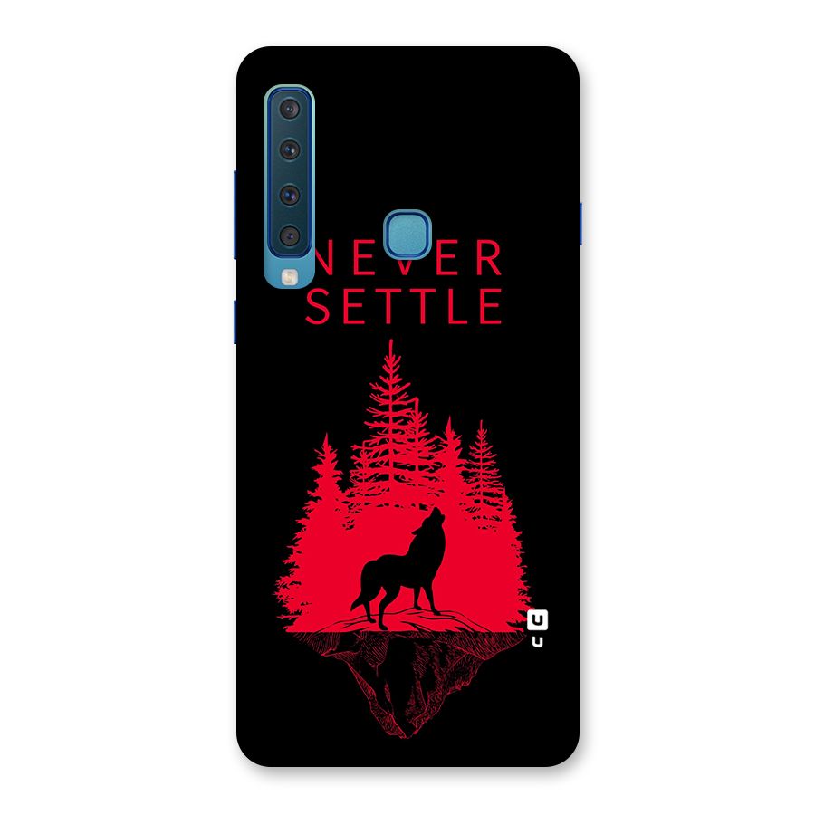 Never Settle Wolf Back Case for Galaxy A9 (2018)