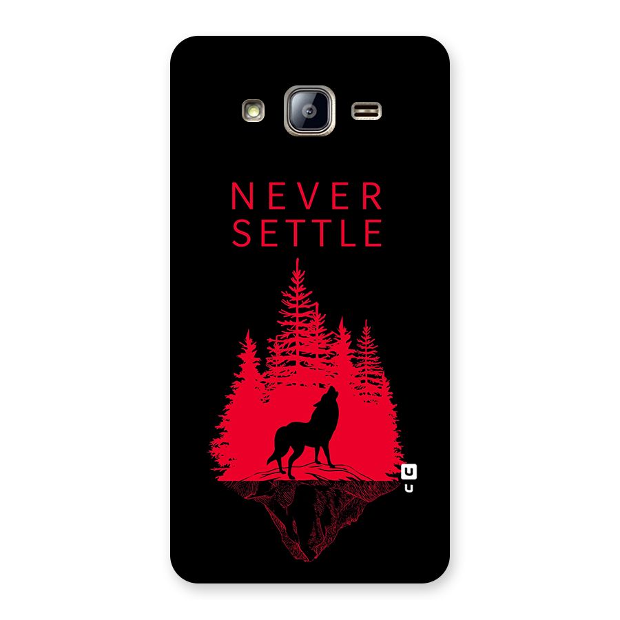 Never Settle Wolf Back Case for Galaxy On5