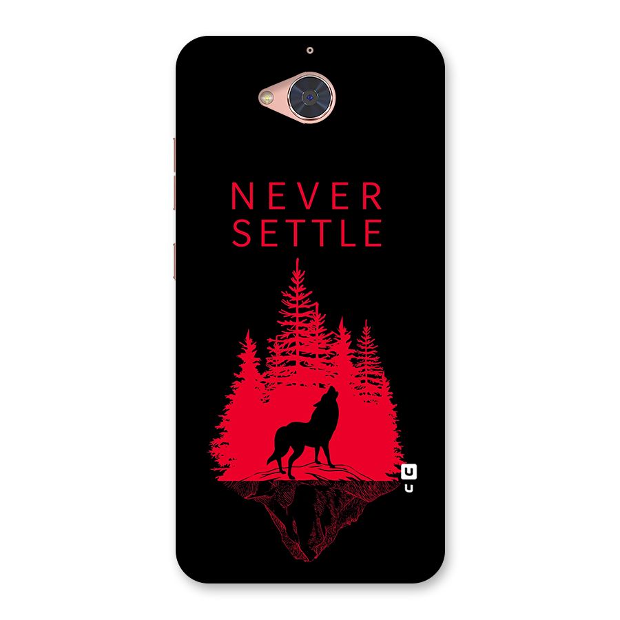 Never Settle Wolf Back Case for Gionee S6 Pro