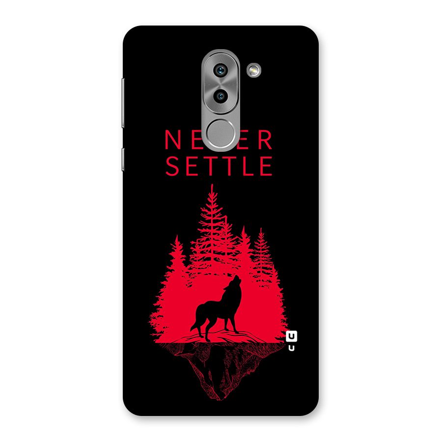 Never Settle Wolf Back Case for Honor 6X