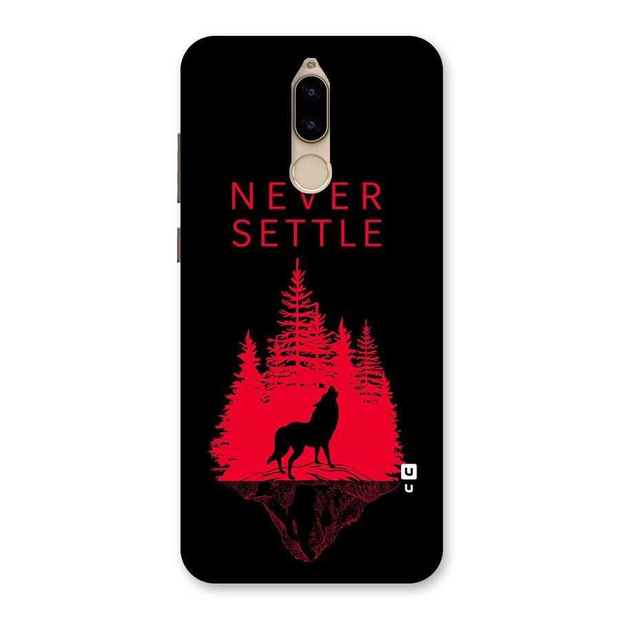 Never Settle Wolf Back Case for Honor 9i