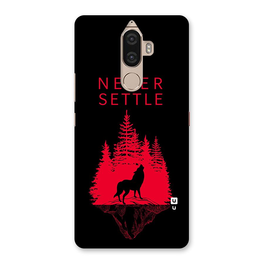 Never Settle Wolf Back Case for Lenovo K8 Note