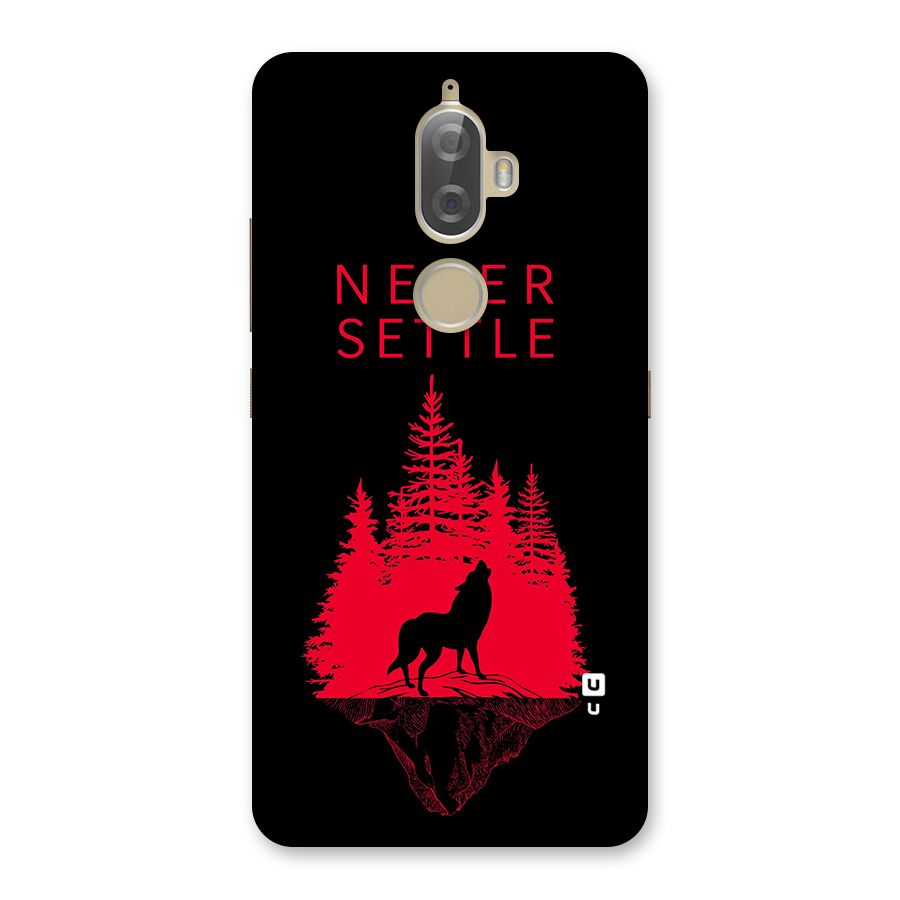 Never Settle Wolf Back Case for Lenovo K8 Plus