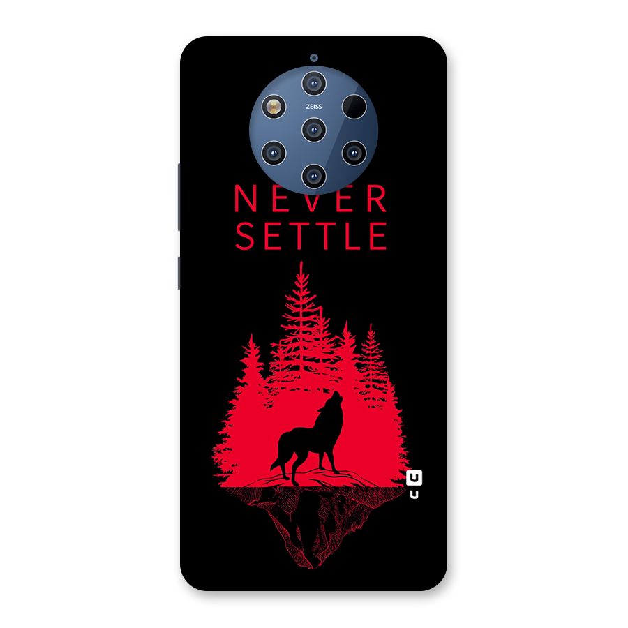 Never Settle Wolf Back Case for Nokia 9 PureView