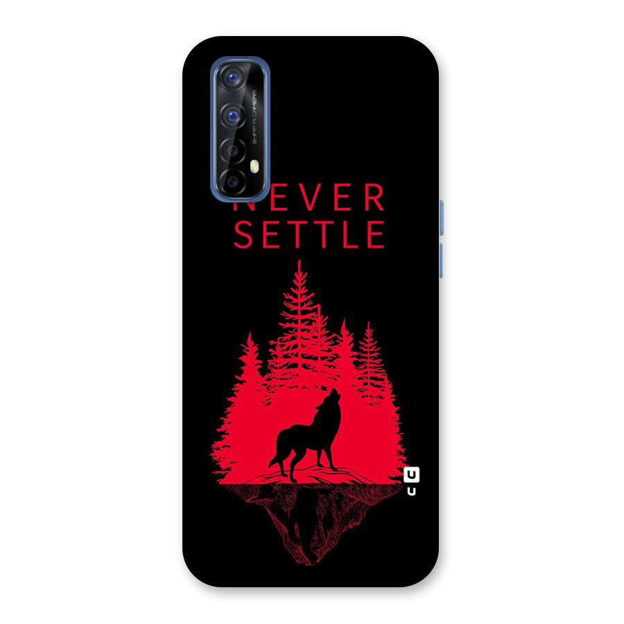 Never Settle Wolf Back Case for Realme 7