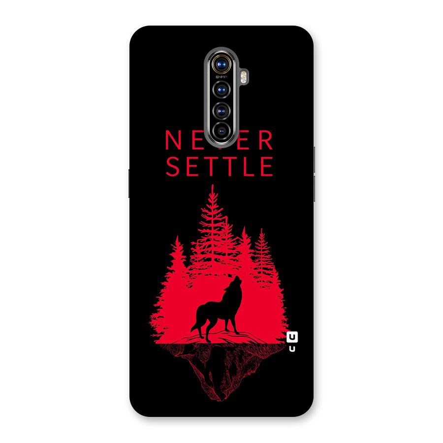 Never Settle Wolf Back Case for Realme X2 Pro
