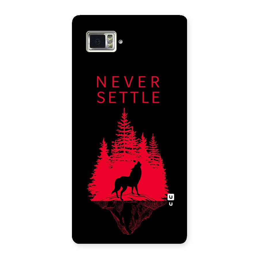 Never Settle Wolf Back Case for Vibe Z2 Pro K920
