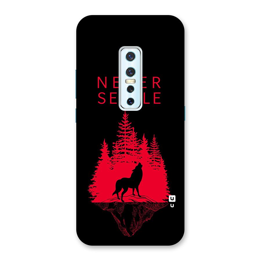 Never Settle Wolf Back Case for Vivo V17 Pro