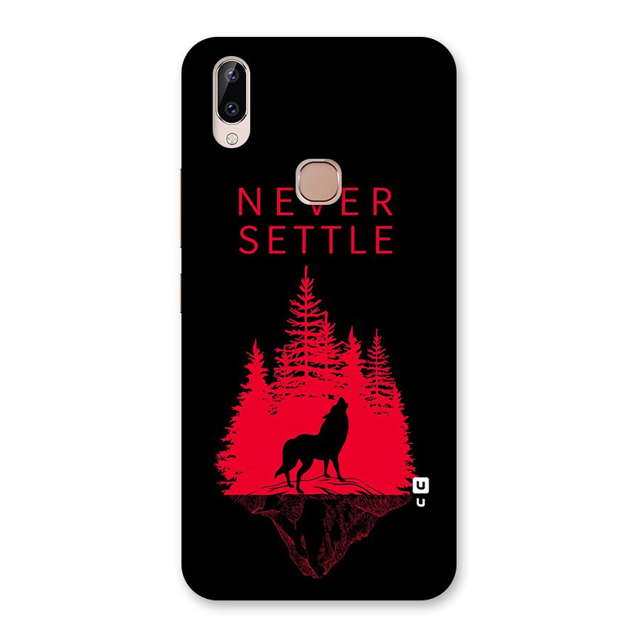 Never Settle Wolf Back Case for Vivo Y83 Pro