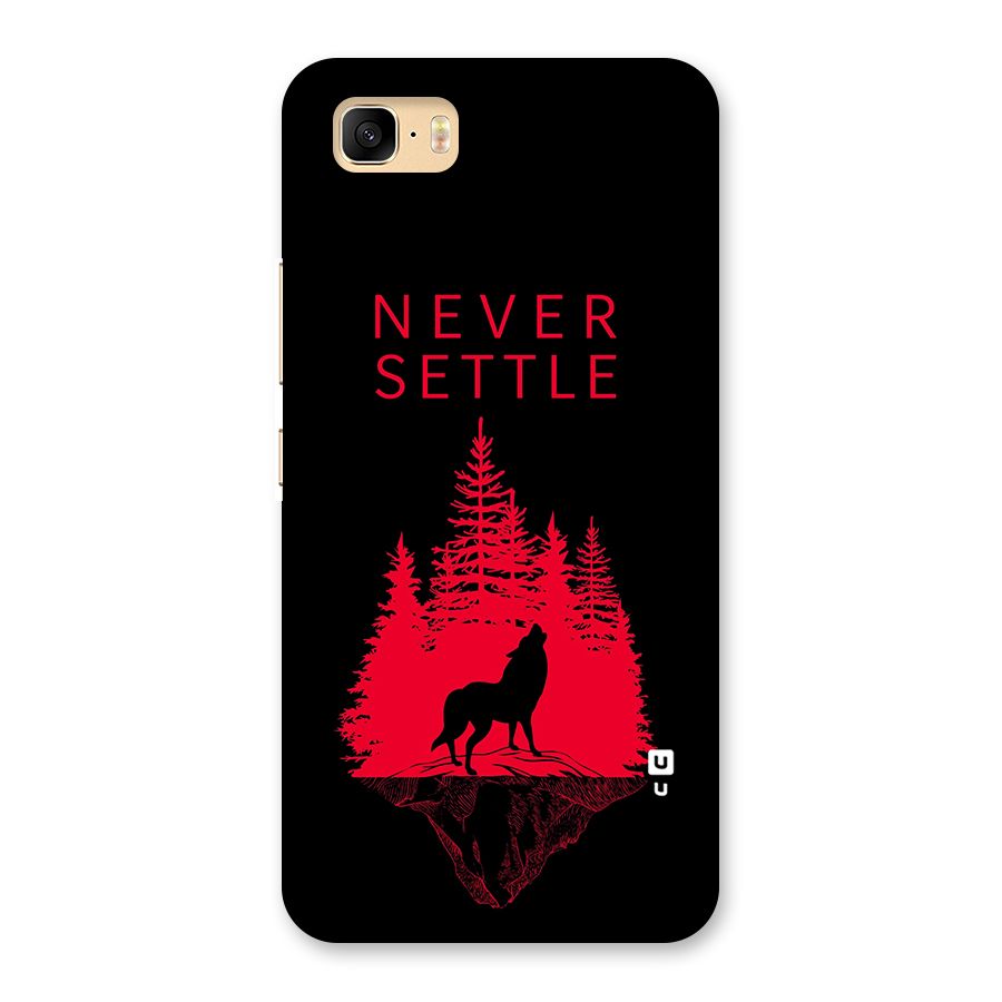 Never Settle Wolf Back Case for Zenfone 3s Max