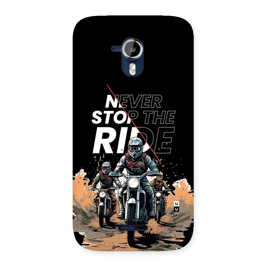 Never Stop ride Back Case for Canvas Magnus A117