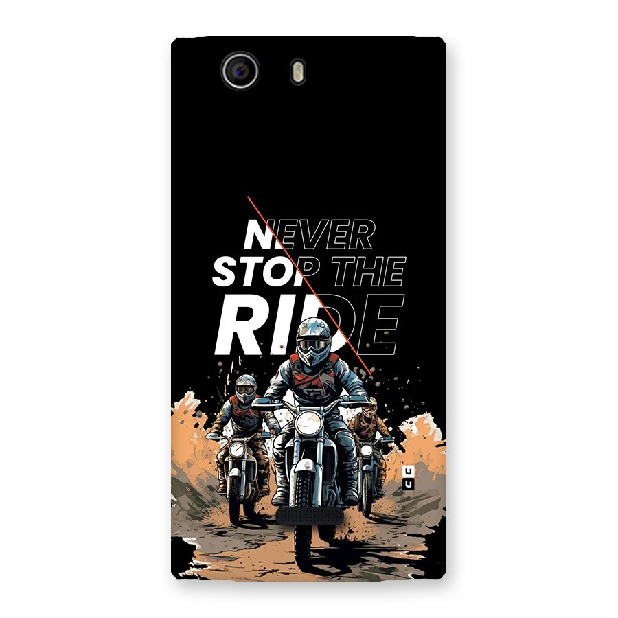 Never Stop ride Back Case for Canvas Nitro 2 E311