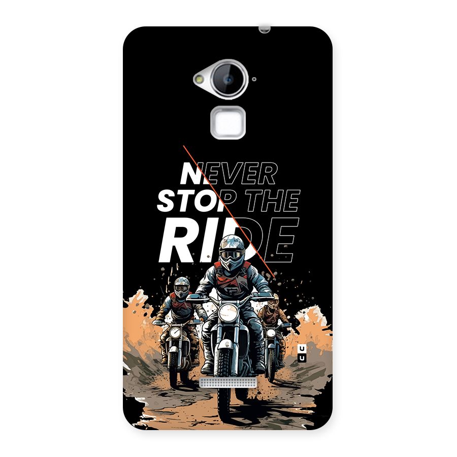 Never Stop ride Back Case for Coolpad Note 3