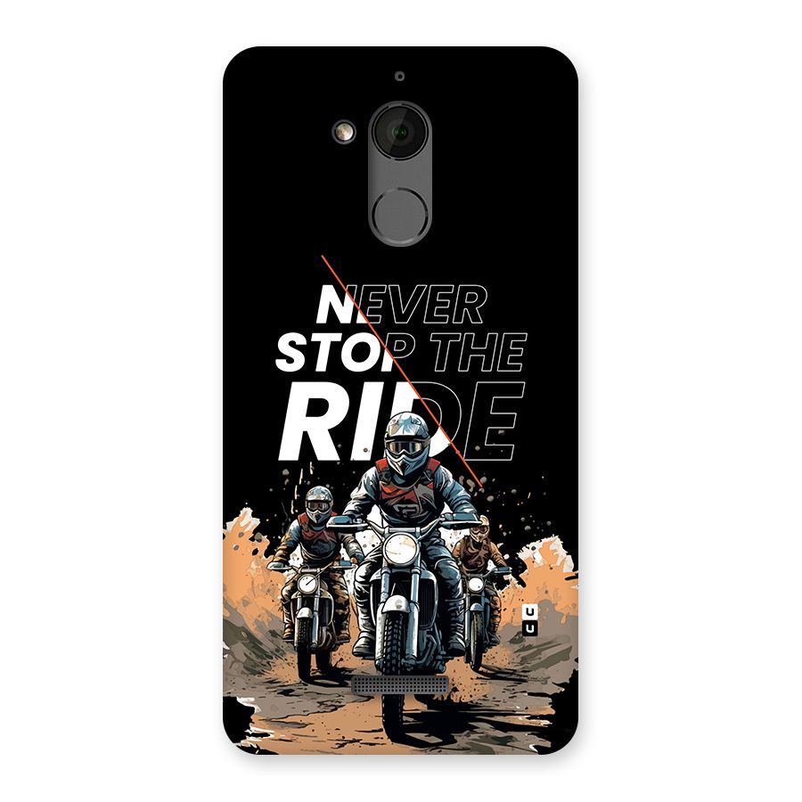 Never Stop ride Back Case for Coolpad Note 5