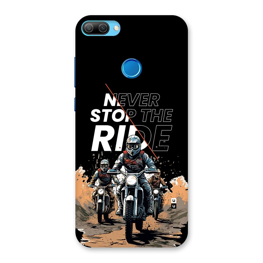 Never Stop ride Back Case for Honor 9N