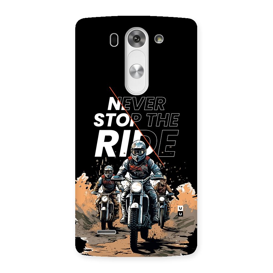 Never Stop ride Back Case for LG G3 Mini