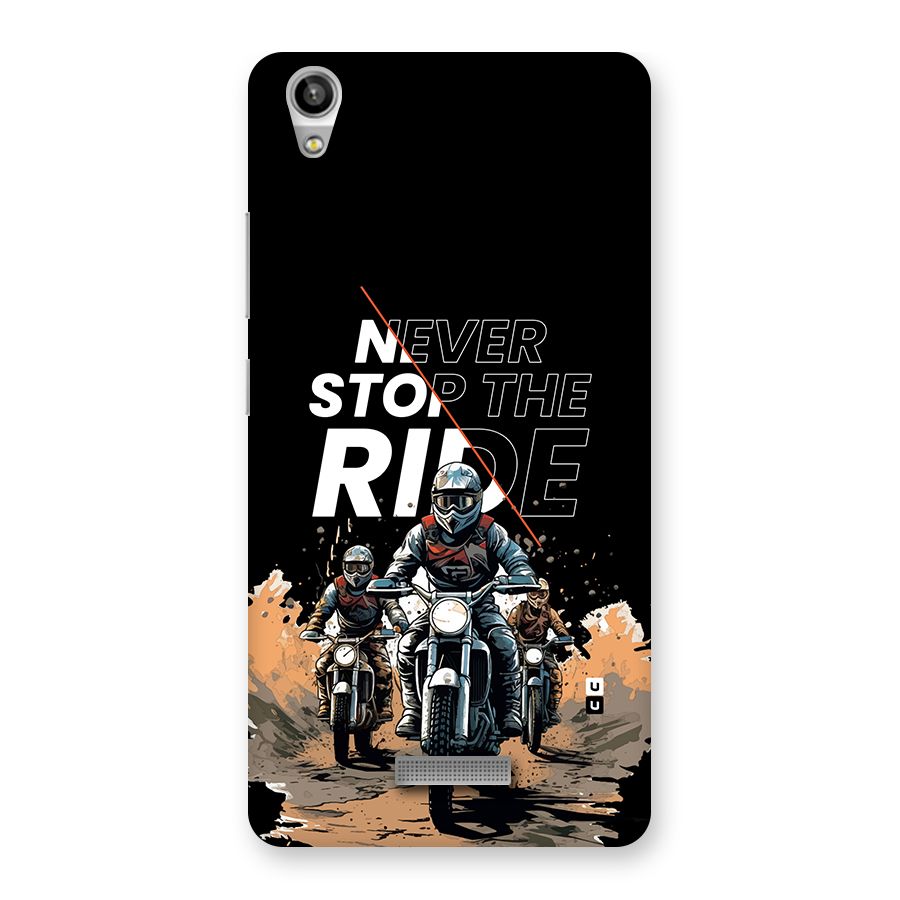 Never Stop ride Back Case for Lava Pixel V1