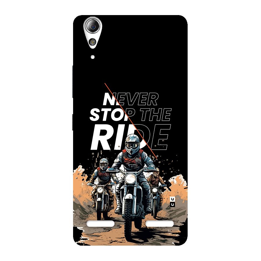 Never Stop ride Back Case for Lenovo A6000