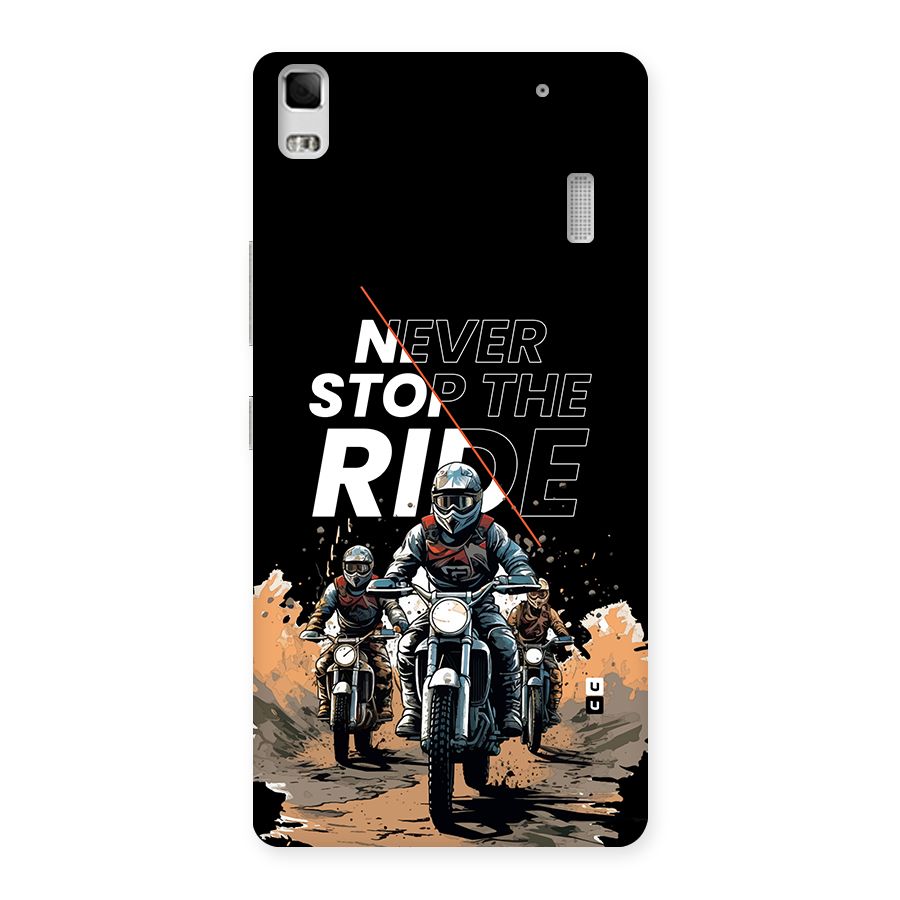 Never Stop ride Back Case for Lenovo K3 Note