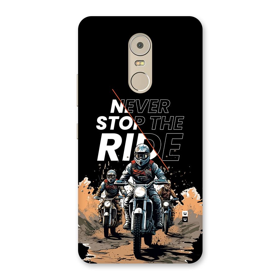 Never Stop ride Back Case for Lenovo K6 Note