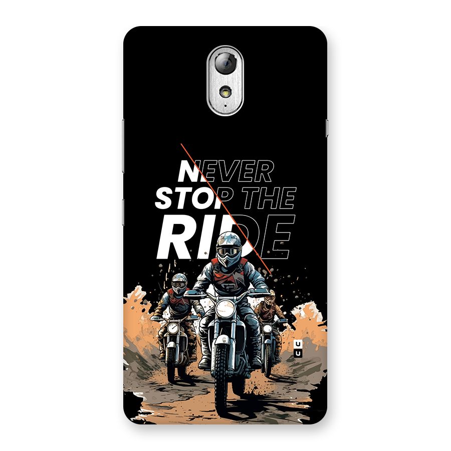 Never Stop ride Back Case for Lenovo Vibe P1M