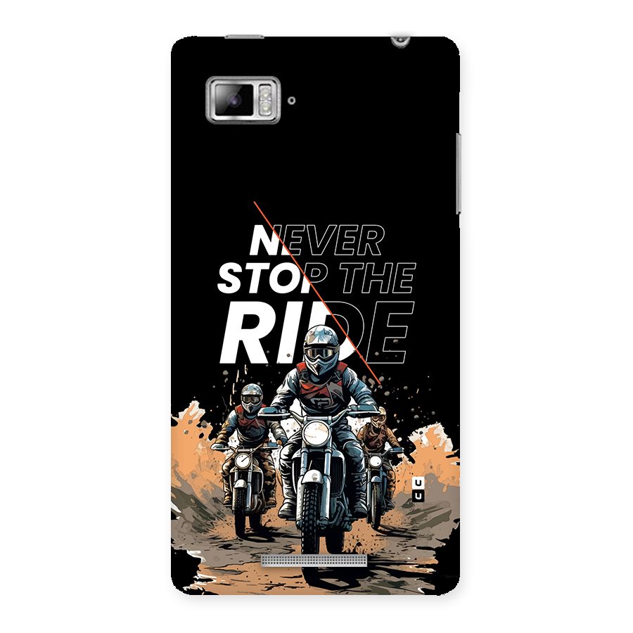 Never Stop ride Back Case for Lenovo Vibe Z K910
