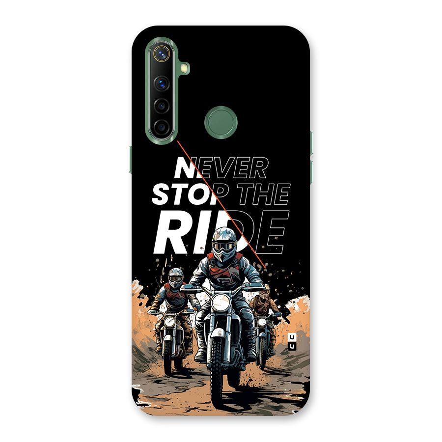 Never Stop ride Back Case for Realme Narzo 10