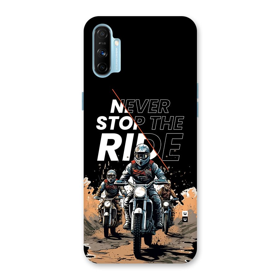 Never Stop ride Back Case for Realme Narzo 20A