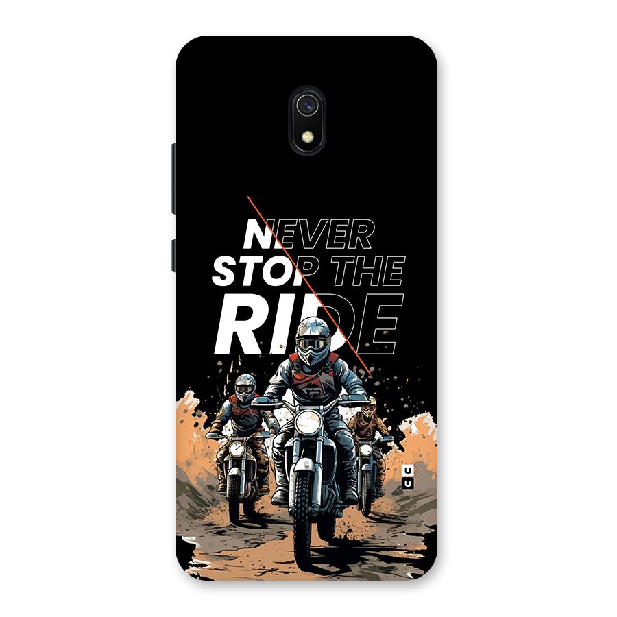 Never Stop ride Back Case for Redmi 8A