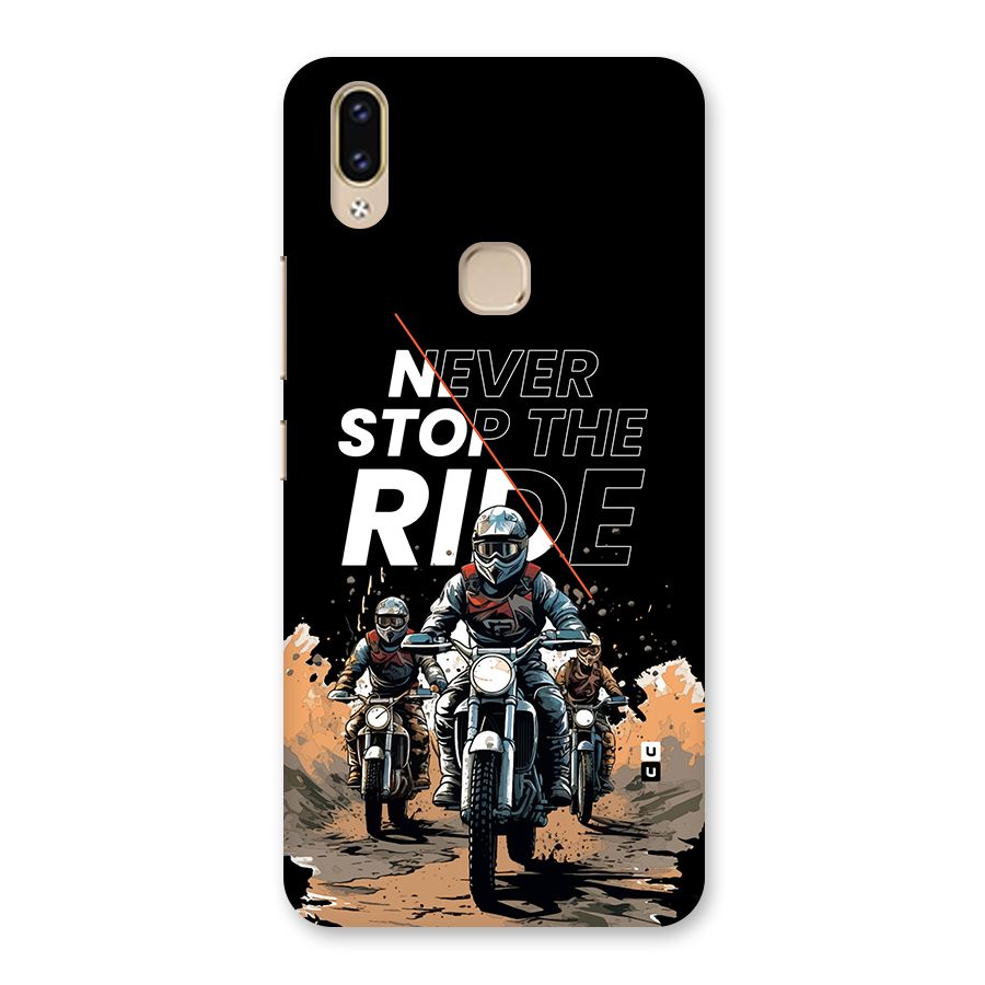 Never Stop ride Back Case for Vivo V9 Youth