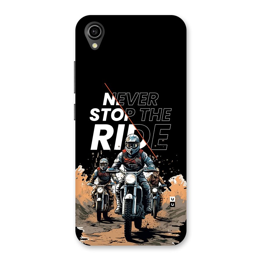 Never Stop ride Back Case for Vivo Y90