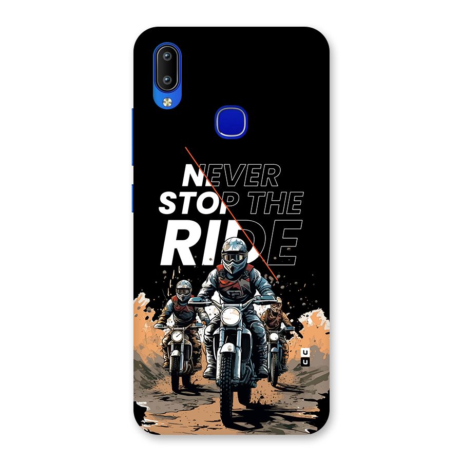 Never Stop ride Back Case for Vivo Y91