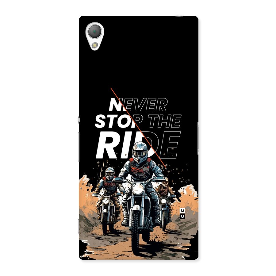 Never Stop ride Back Case for Xperia Z3