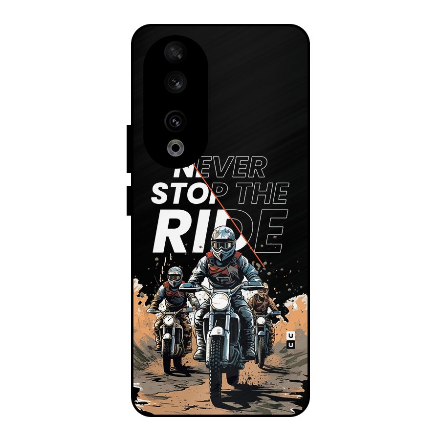 Never Stop ride Metal Back Case for Honor 90