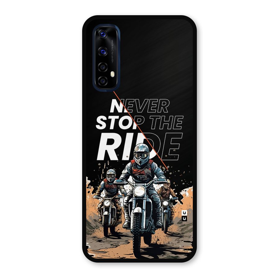 Never Stop ride Metal Back Case for Realme Narzo 20 Pro
