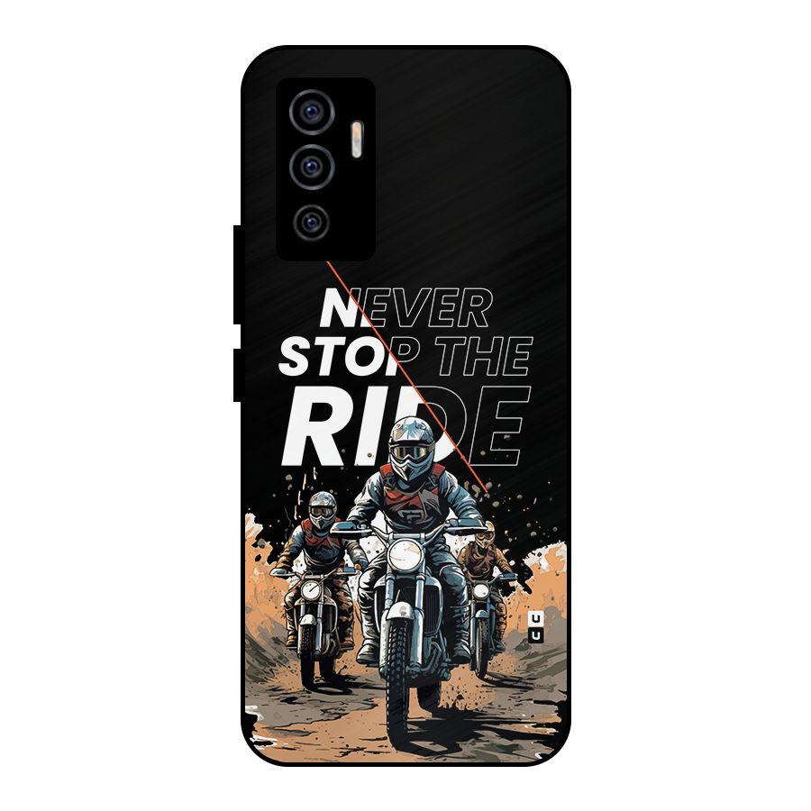 Never Stop ride Metal Back Case for Vivo V23e