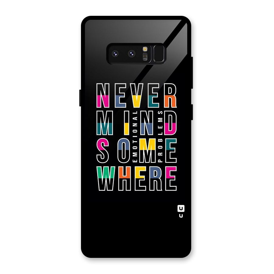 Nevermind Somewhere Glass Back Case for Galaxy Note 8