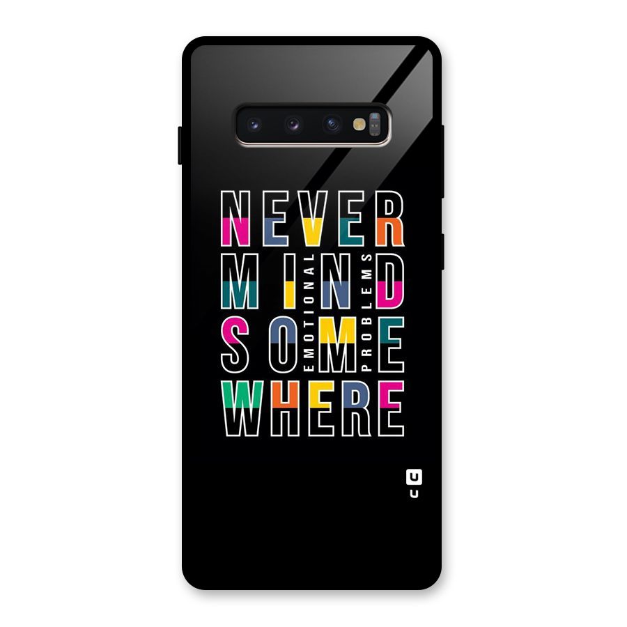 Nevermind Somewhere Glass Back Case for Galaxy S10 Plus