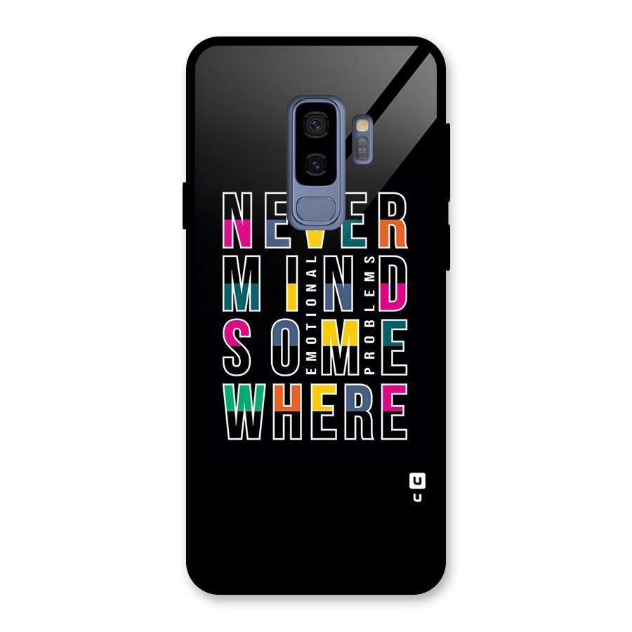 Nevermind Somewhere Glass Back Case for Galaxy S9 Plus