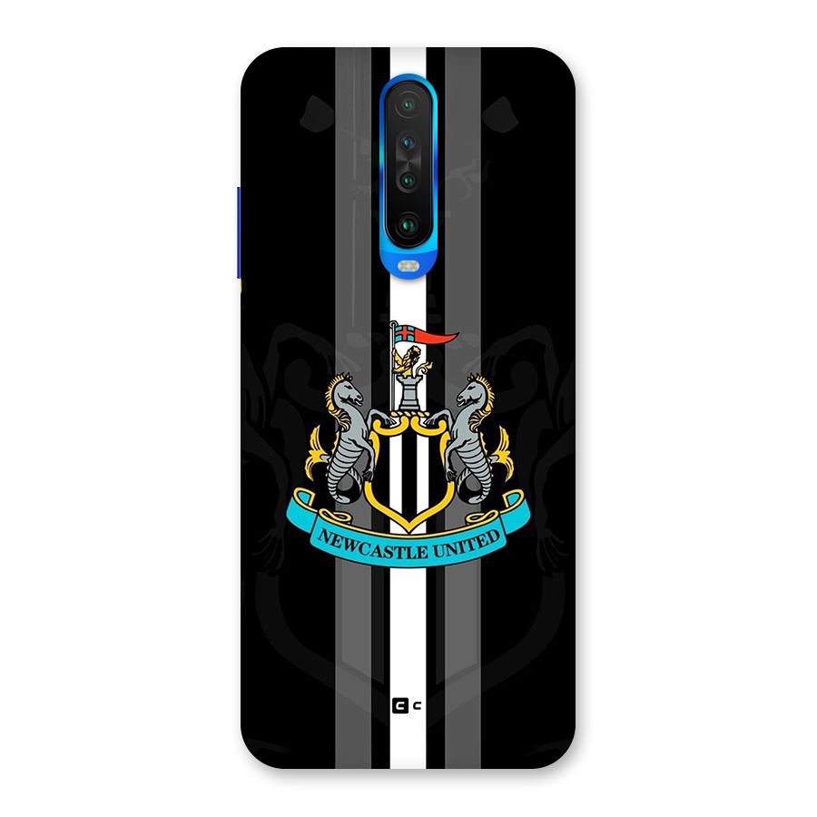 New Castle United Back Case for Poco X2