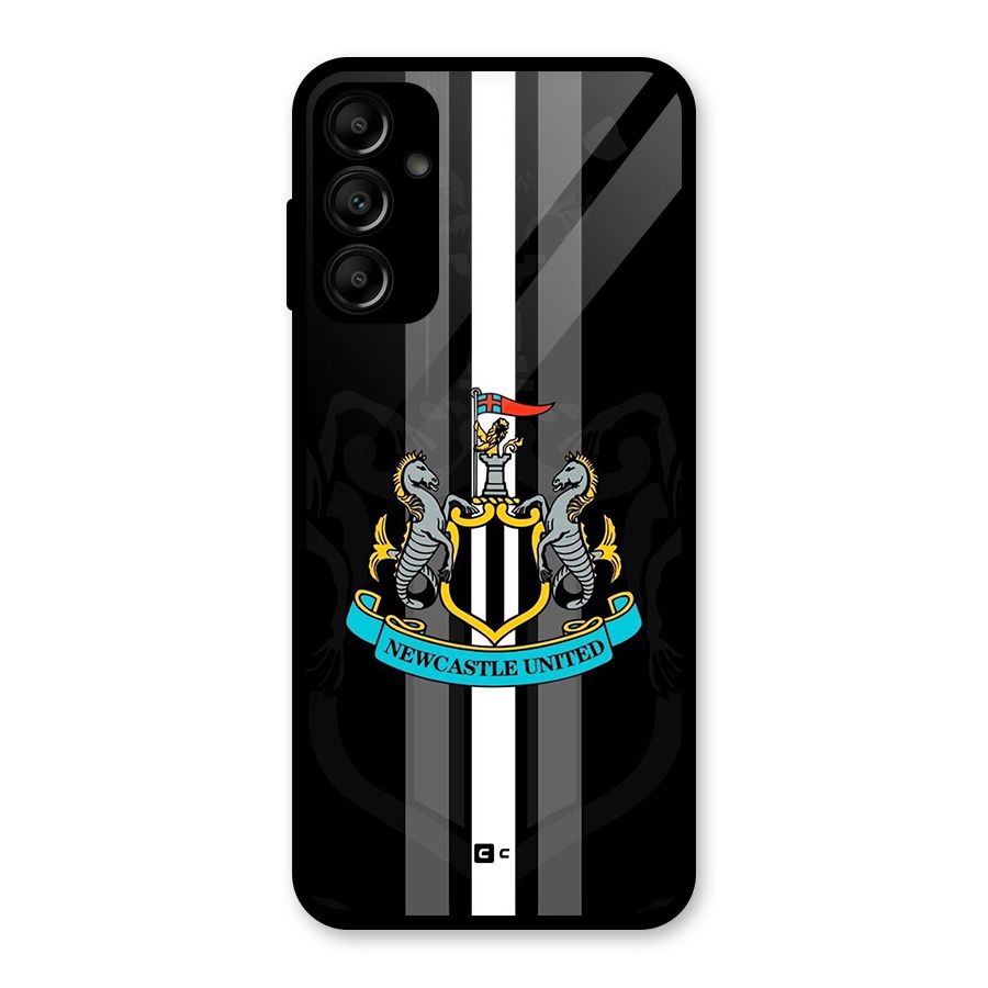 New Castle United Glass Back Case for Galaxy A14 5G