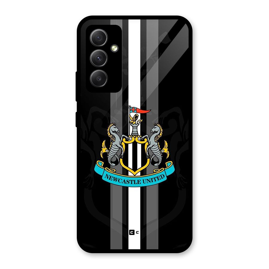 New Castle United Glass Back Case for Galaxy A34