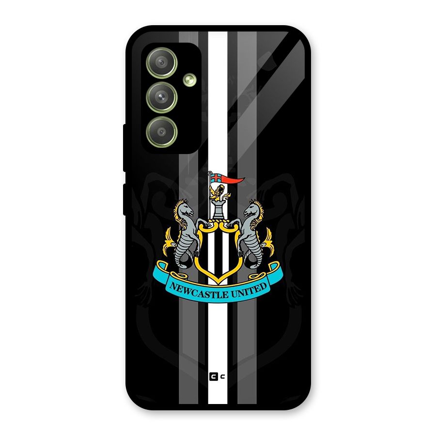 New Castle United Glass Back Case for Galaxy A54
