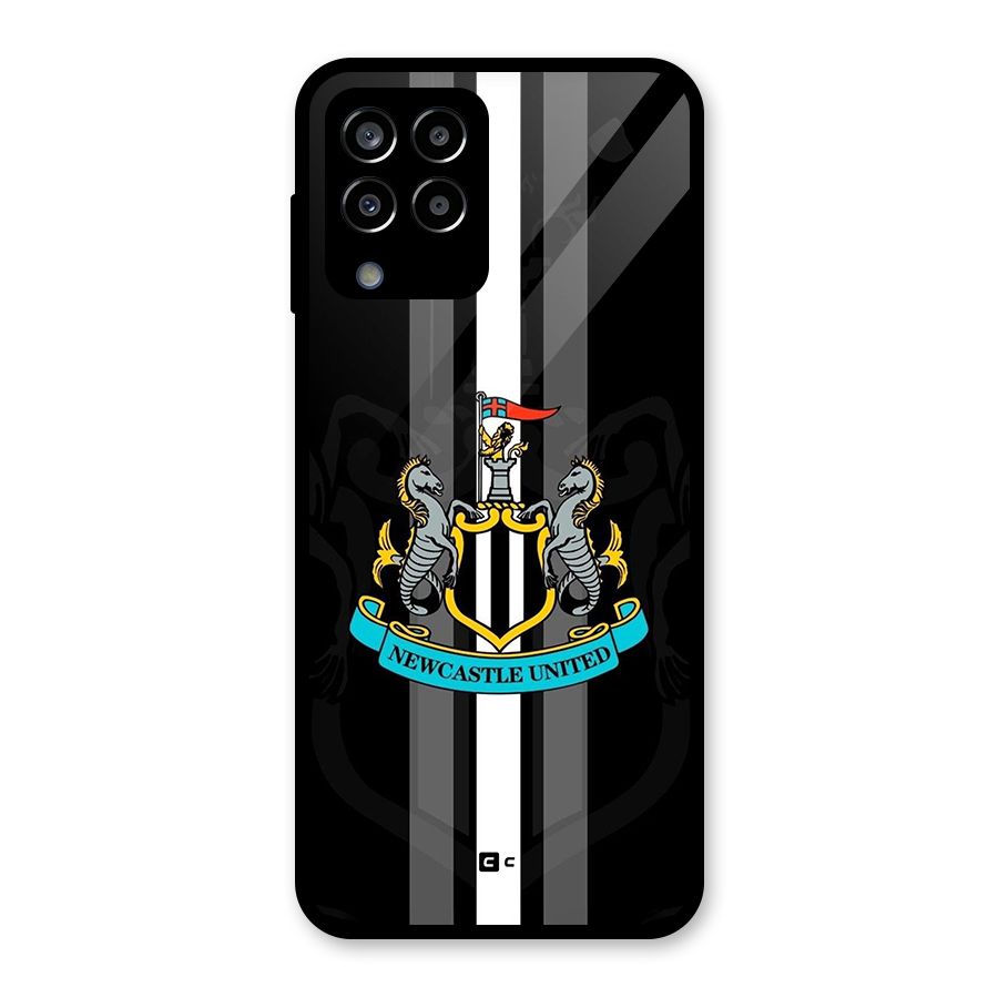 New Castle United Glass Back Case for Galaxy M33