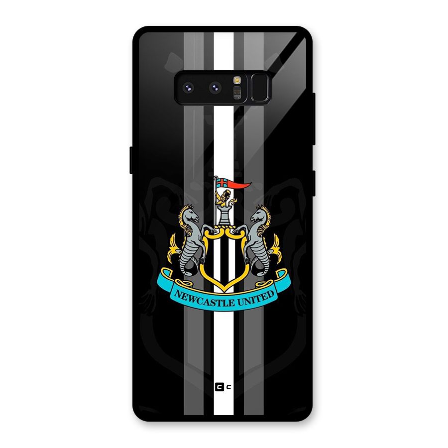 New Castle United Glass Back Case for Galaxy Note 8