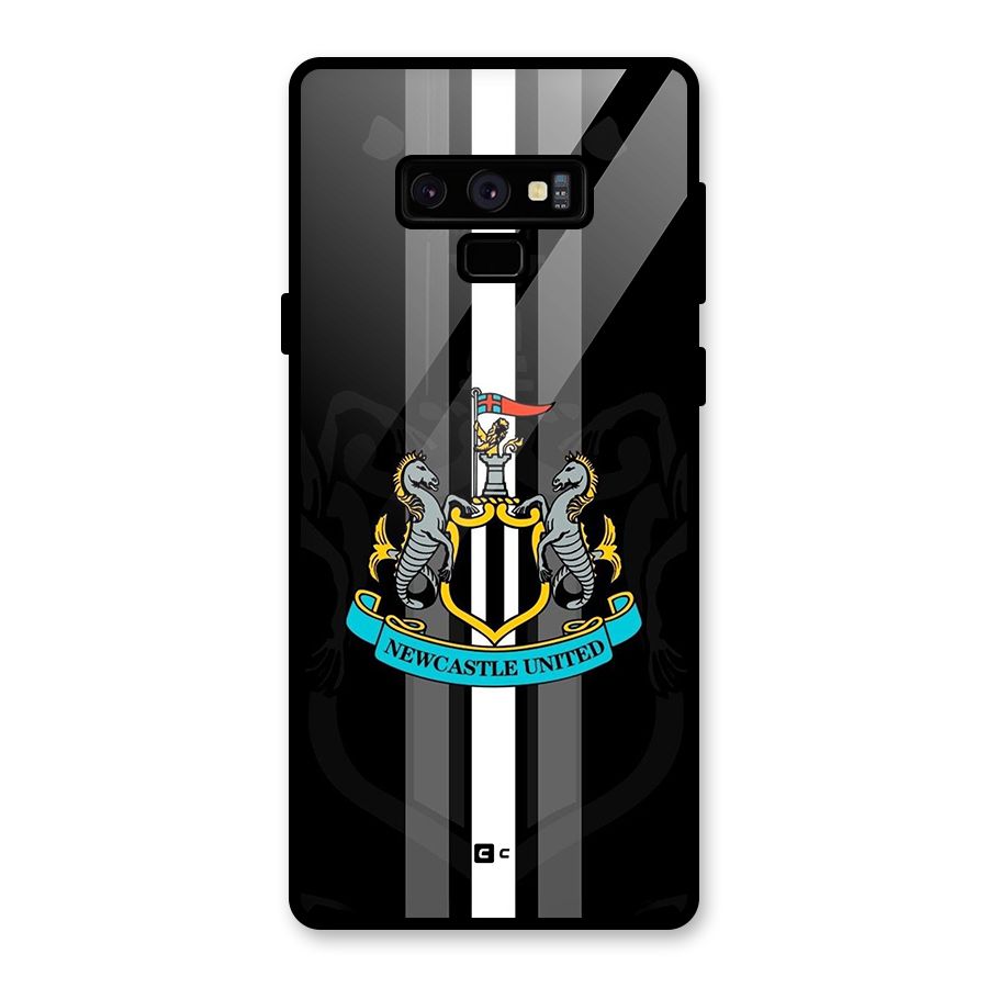 New Castle United Glass Back Case for Galaxy Note 9
