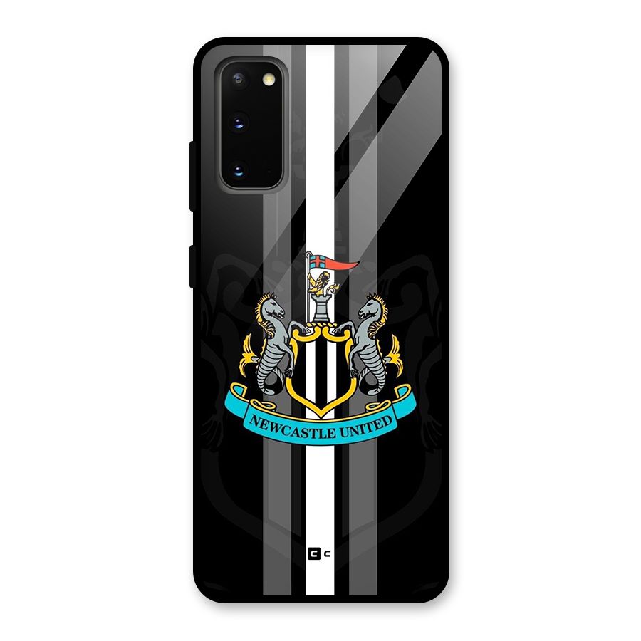 New Castle United Glass Back Case for Galaxy S20