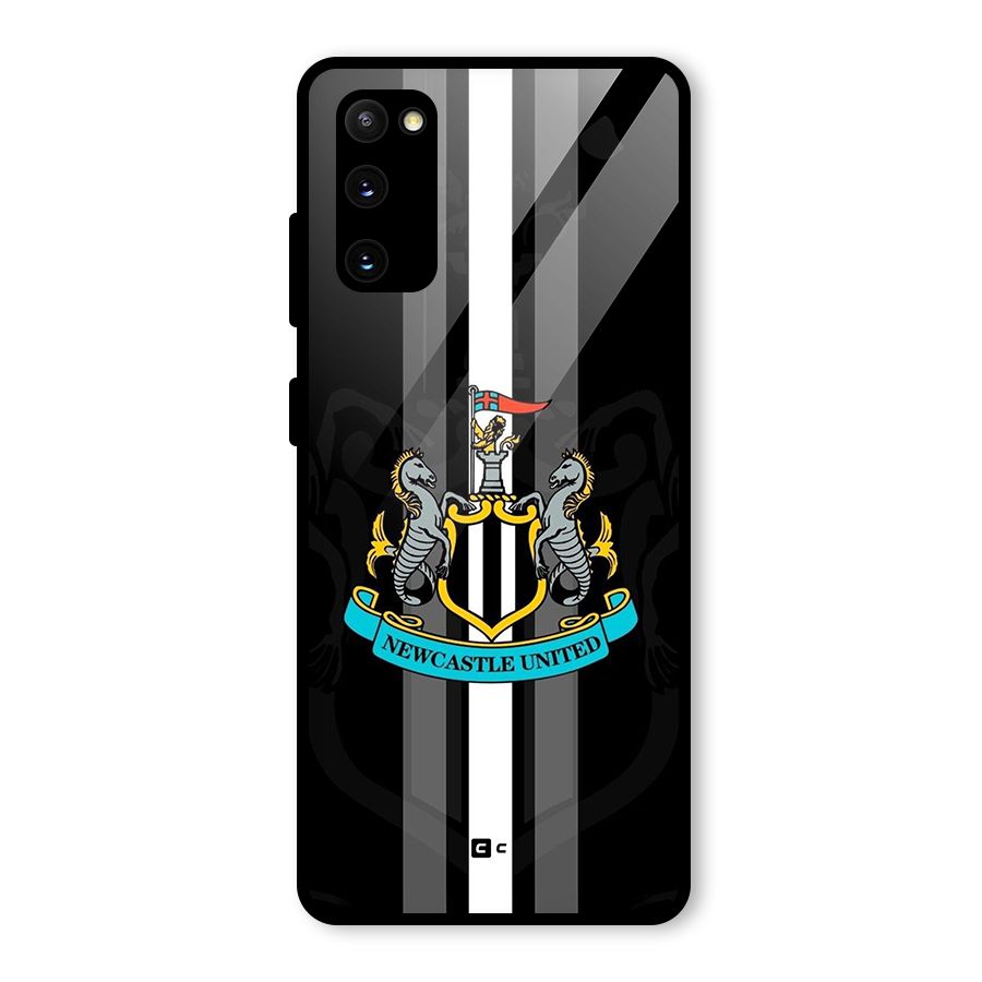 New Castle United Glass Back Case for Galaxy S20 FE 5G