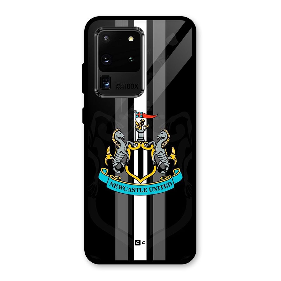 New Castle United Glass Back Case for Galaxy S20 Ultra